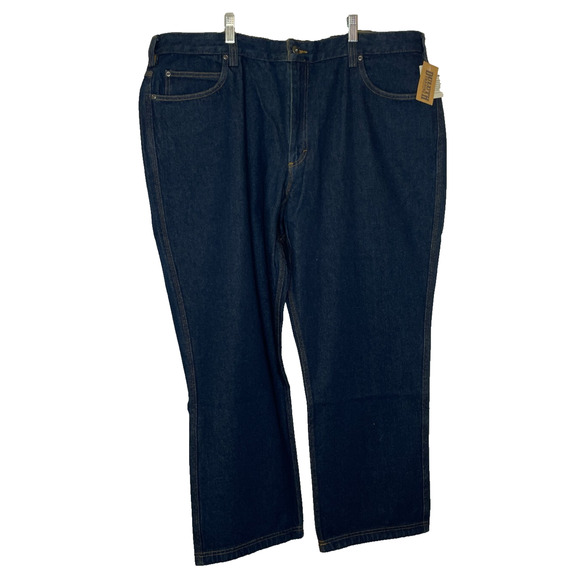 Men's 42 x 30 Duluth Trading Ballroom Relaxed Fit Dark Wash Jeans NEW